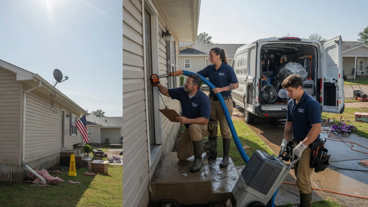 Ceiling Water Damage Restoration in Byram, MS near me
